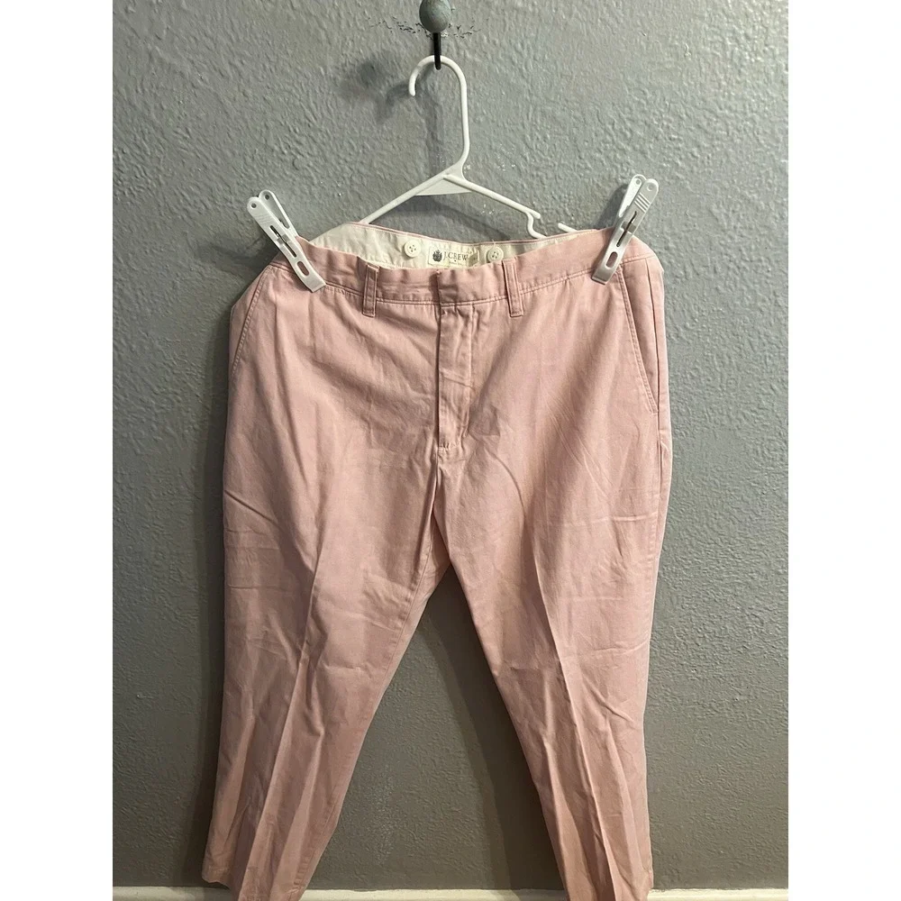 J Crew ‎ Pants Mens 34x30 Pink With Suspended Buttons Vintage